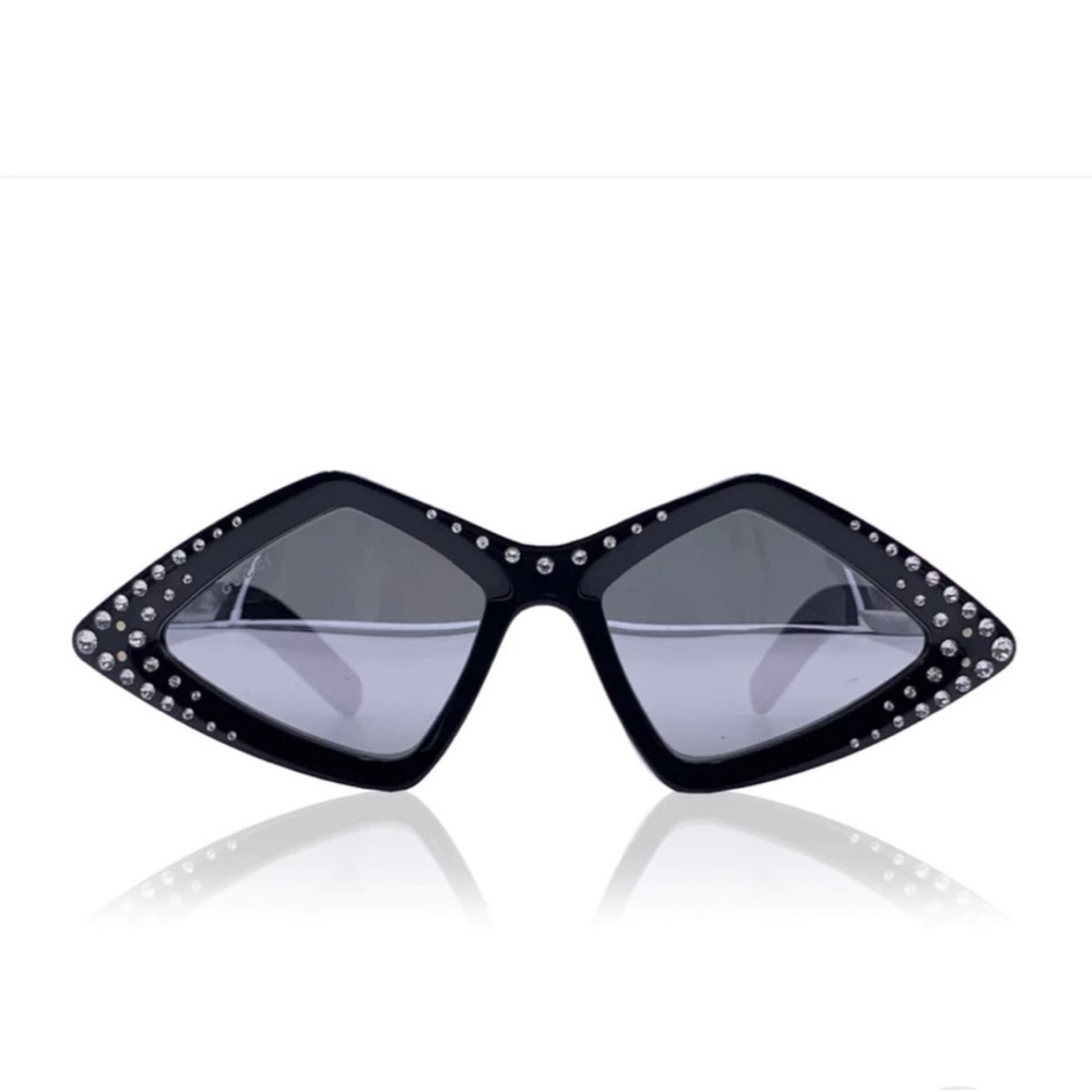Gucci Sunglasses Model GG0496S-004.Black acetate frame w/crystals.New&Original